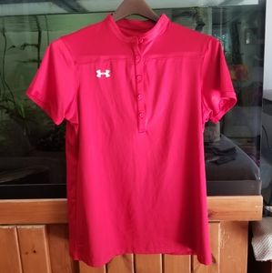 🩵 B2G1 NWOT Under Armour Corporate Polo mock collar button up  golf tennis